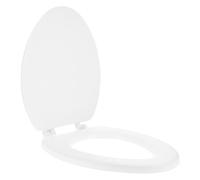 EXCEART Cubierta de Inodoro Acolchada de White, Durable y Práctica, Asiento para Inodoro Cómodo y Resistente Hogar, Indispensable