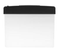 EXCEART Lámpara de lectura de panel para libro, luz de lectura LED, lectura cómoda de noche, plástico blanco, para leer en la cama en casa