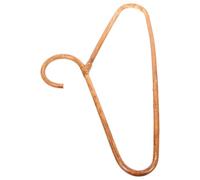 EXCEART Percha de Madera Natural para Ropa Gancho Individual, Diseño Vintage y Optimización de Espacio Adecuado para Armarios y Guardarropa