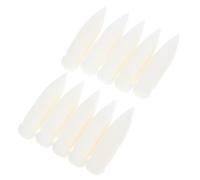 EXCEART Puntas de Repuesto Punta de Nylon Blanco para 10 Rotuladores Acrílicos y Flujo de Pintura Uniforme Escritura Precisa para Proyectos Creativos y Suministros de