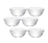 EXCEART Set de 6 Moldes de Vidrio para Pudín y Gelatina, Recipientes Resistentes para Postres, Ideales para Panaderías y Uso Doméstico