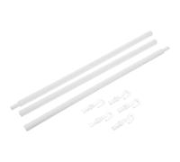 EXCEART Varilla Accesorio Persianas de PP para Gancho Persianas Verticales Fácil de Controlar, Set de 1 Unidad Blanco y Cortinas para Ventanas