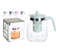 EXCELLENT HOUSEWARE 76320 Tetera de Cristal, Transparente, 1.5 L