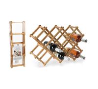 Excellent houseware botellero 784230710 bambú 54,5 x 16,5 x 36,5 cm