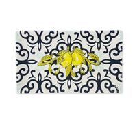 Excelsa Amalfi - Juego de 6 platos decorativos, 25 x 15 cm, cerámica