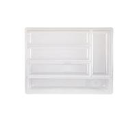 Excelsa "Arco Iris Blanco Bandeja de cajón para Cubiertos 38 X 29 cm.