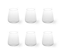 Excelsa Barolo - Juego de 6 vasos transparentes, cristal, 440 ml.
