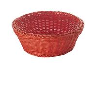 Excelsa - Cesta Trenzada (6 Unidades), Color Naranja