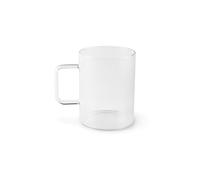 Excelsa Essential - Juego de 6 tazas transparentes, vidrio borosilicato, capacidad 450 ml.