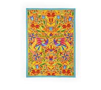 Excelsa Mexican Flowers - Paño de Cocina 100% algodón 70x50, con Ojal