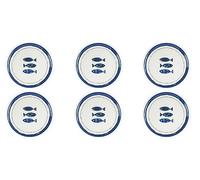 Excelsa Ocean - Juego de 6 platos de pizza, porcelana, diámetro 31,5 cm.
