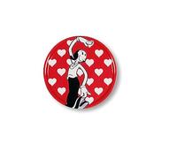 Excelsa Olivia Plato de Pizza, Porcelana, Rojo, 31 cm