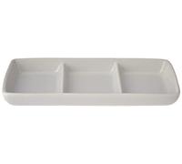 Excelsa Plato de Salsa, Porcelana, Blanco