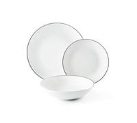 Excelsa Servicio de mesa 18 piezas Platinum