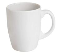 Excelsa Trendy White Set 6 tazas Mug, cerámica, blanco, 6 unidades (paquete de 1)