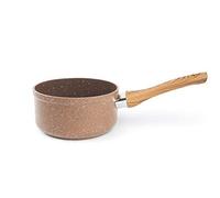 Excelsa Wood & Stone cacerola 1 Mango 16 cm, Aluminio forjado, Marrón