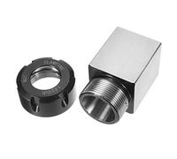 ExcLent Er25 Collet Square Block Chuck Holder Para 3900-5123 Máquina De Grabado Torno Cnc Herramienta