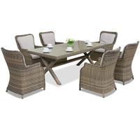 Exclusiva vajilla de mimbre capuchino de London Garden Point