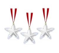 Exclusive Decoración Estrella de Invierno Set de 3, Blanco OS