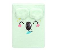 Exerz A5 koala cuaderno de peluche Pop Up Ears 160 páginas diario Mint