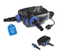 EXLECO Super ECO Bomba para Estanque 40W max. 6000L/H Bomaba de Filtro Bomba de Agua Sumergible Bomba Estanque Exterior Bomaba para Fuente de Jardin Pond Pump con Filtro Longitud del Cable 10M
