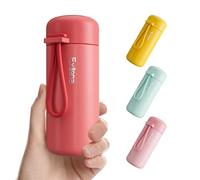 Exllena Botella Térmica Pequeña 150ml - Mini Botella de Acero Inoxidable sin BPA, Aislamiento Térmico 4-6 Horas con Diseño Portátil y Hermético (Rojo)