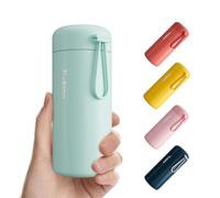 Exllena Botella Térmica Pequeña 300ml - Mini Botella de Acero Inoxidable sin BPA, Aislamiento Térmico 4-6 Horas con Diseño Portátil y Hermético (Menta)