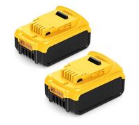 Exmate - Batería de repuesto para Dewalt DCB200 DCB184 DCB180 DCB181 DCB182 DCB201 DCB204 DCB206 (2 unidades)