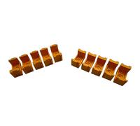Exoda 10x soporte para conectores Wago de 10 polos tipo 221-420 ideal para instalaciones eléctricas flexibles y tecnología de conexión en proyectos de profesionales y aficionados