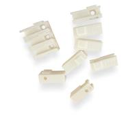 Exoda 10x soporte para conectores Wago tipo 221-411 apilable y combinable con soportes para instalaciones eléctricas fiables y montaje en diversas aplicaciones