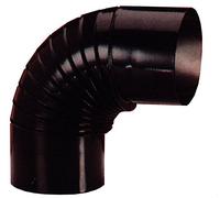 EXOJO - Codo Estufa Vitrif Negro 90º Exojo 120 Mm