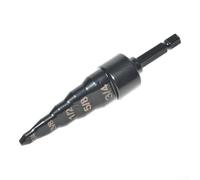 Expansor de tubo de cobre, herramienta de estampación de 5 tamaños de brocas de 1/4 a 3/4 diseñada para reparación de aire acondicionado con uso de taladro eléctrico