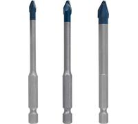 EXPERT HEX-9 Hard Ceramic Drill Bit 3pc set 5/6/8mm