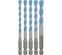 EXPERT HEX-9 Multi Construction Drill Bit 5pc set 5.5/6/6/7/8mm | para Hormigón, Baldosas de cerámica blanda, Ø 5,50, 6,00, 6,00, 7,00, 8,00 mm, Professional Accesorios Taladro