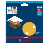 Expert Juego de papel de lija C470 (Grano: 240 mm, 5 ud., Diámetro: 150 mm)