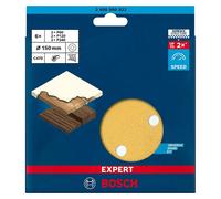 Expert Juego de papel de lija C470 (Grano: 60 mm - 240 mm, 5 pzs., Diámetro: 150 mm, 6 agujeros)