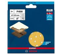 Expert Juego de papel de lija M470 (Diámetro: 125 mm, Grano: 400 mm, 5 ud., Malla)
