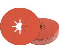 EXPERT R782, disco de fibra, 180 mm, grano K120, juego de 25 unidades.