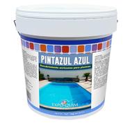 EXPOQUIM PINTURA para PISCINAS de CEMENTO al AGUA con acción IMPERMEABILIZANTE (Azul, 5 kg) - Secado rápido, antideslizante y resistente a UV - Apta para ESTANQUES y FUENTES