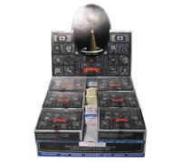 Expositor de 12 cajas de 12 conos de incienso Nag Champa Satya Super Hit