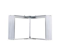 Expositor de archivos con tapa A4 montado en la pared, 40 bolsillos, multicolor, 13x9x7 pulgadas(White)