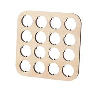 Expositor de de cerveza, bandeja cuadrada para botellas de cerveza, bandeja de madera, decoración de tapa de vino para escritorio, estante de pared, dormitorio, sala de estar, lugar de trabajo