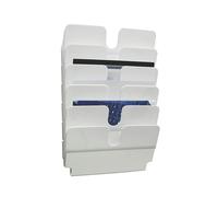 Expositor de folletos de pared DURABLE, 6 para DIN A4 formato apaisado, UE 3 unid.