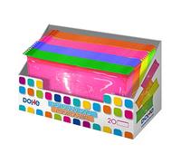 Expositor de portatodos planos de PVC Fluorescente (20 uds)