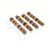 Expositor Macarons Acrílico Transparente Gran Capacidad(3 troughs) | Acrílico transparente para premium, no amarillea, aspecto vidrio, gran capacidad eventos