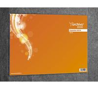 Expositor mural archivo 2000 premium de pared con adhesivo poliestireno transparente din a3 horizontal 420x300 mm