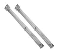 EXQUIMEUBLE 2 Piezas Quemador y Superficie Pulida de Acero Inoxidable para Parrilla de Gas Instalación Fácil Tamaño 40.20x4.00x2.50 Cm para Uso Doméstico y Comercial