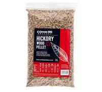 Exstream Barbacoa de 3 litros (aproximadamente 1,8 kg) de madera dura de Hickory hasta 45 sesiones para uso con barbacoas, ahumadores y electrodomésticos Ninja al aire libre, bolsas resellables