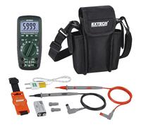 Extech EX520A High accuracy True RMS Multimeter (0.09%) | AC/DC bis 1000V, DC-Genauigkeit 0,09%, LoZ, Tiefpassfilter, Typ K, IP67, Sturz 2m, Magnetband