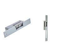 Extel WECA 90201.4 Cerradura eléctrica empotrada de bajo consumo con memoria de pulso & 90301.4 Abrepuertas eléctrico con función memoria larga (25 cm), gris